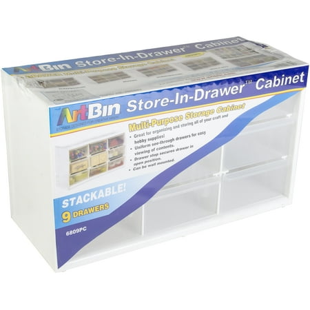 ArtBin Store-In-Drawer Cabinet-14.375"X6"X8.675" Translucent