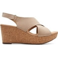 thumbnail image 5 of Clarks Women's Annadel Eirwyn Wedge Sandal 9 Wide Sand, 5 of 7