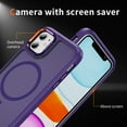 thumbnail image 2 of TECH CIRCLE For iPhone 16 Pro Max Translucent Back Case 6.9" 2024 Model, Compatible with MagSafe and Magnetic Accessories, Lightweight Slim Case, Shockproof Protective Cute Phone Cover,  Purple, 2 of 8