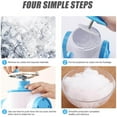 thumbnail image 4 of facefd Hand Crank Shaved Ice Cream Machine, Blue, 4 of 7