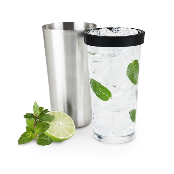 True Barkeep Boston Shaker for Cocktails, Home Bar 28 oz and 16 oz Set of 2