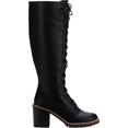 thumbnail image 2 of Sun + Stone Womens Eleanor Tall Combat & Lace-up Boots Black 9 Medium (B,M), 2 of 3