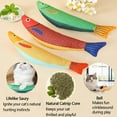 thumbnail image 3 of jQMUHLC 3 Pack Saury Fish Cat Toys with 2 Pcs Mice,Cat Kicker Toys Catnip Crinkle Sound,Soft Durable Interactive for Indoor Kittens, 3 of 8