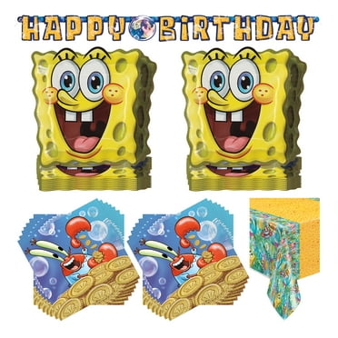 Multicolor Minecraft Birthday Party Tableware and Banner Kit for 16