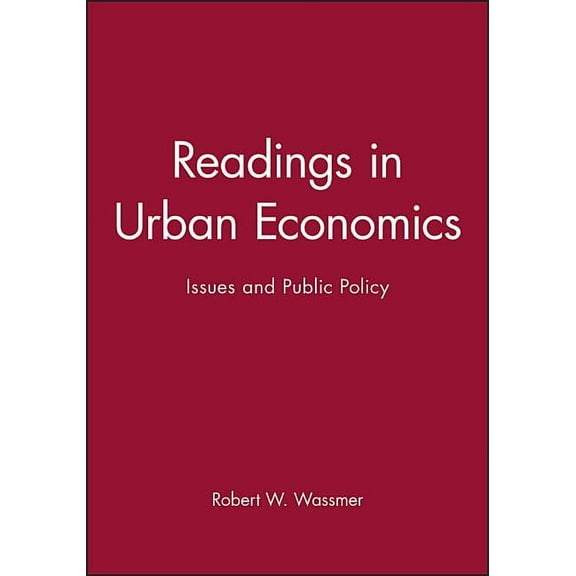 Wiley Blackwell Readings for Contemporar Readings in Urban Economics, (Paperback)