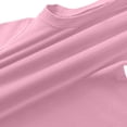 thumbnail image 7 of CPNG Girls and Boys 2 Piece Short Set Kids Summer Outfit Solid Color Short Sleeve T-shirt Elastic Waist Shorts Set(Pink,11-12 Years), 7 of 7