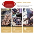 thumbnail image 3 of Ceramic Baking Tray Restaurant Baking Dish Salad Storage Bowl Hotel Ceramic Bakeware, 3 of 8