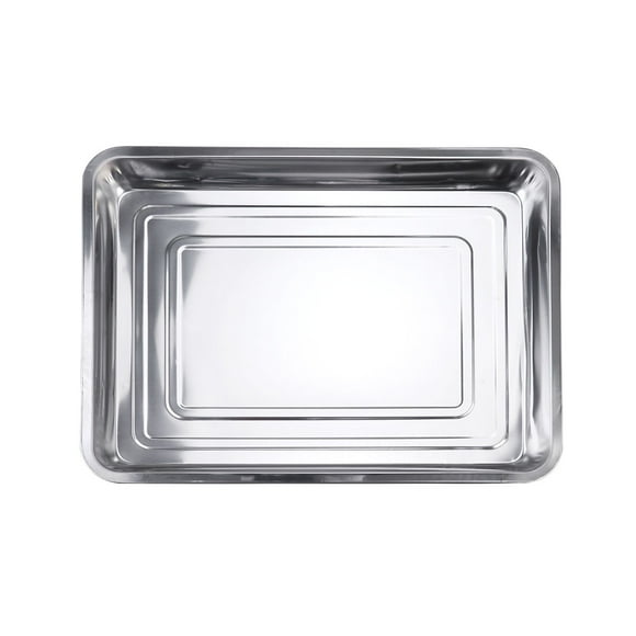 Placa de parrilla de acero inoxidable Bandeja de secado de platos reutilizable Lavavajillas Bandeja de parrilla 45x35x4.8cm