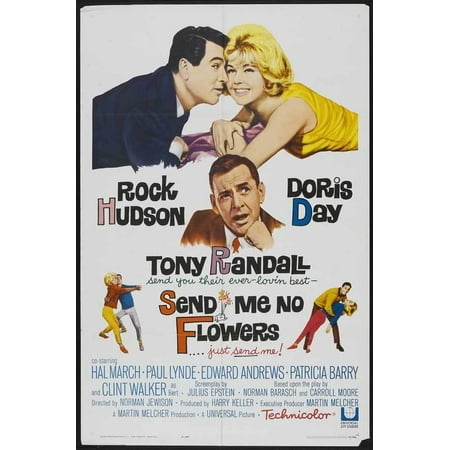 Send Me No Flowers (1964) 11x17 Movie Poster (Best Way To Send Flowers)