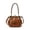 Dark Brown, variant on Vintage PU Leather Crossbody Bag for Women, Multi-Functional Kiss Clasp Purses and Handbags for Work Travel (Red)