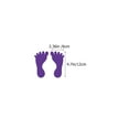 thumbnail image 2 of 10 Pairs Kids Footprint Stickers PVC Footprint Decals Kindergarten Floor Decals (Mixed Color), 2 of 7