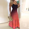 thumbnail image 1 of LSLJS Women Plus Size Camisole Sleeveless Tie-dyed Gradient Print Long Dress, 1 of 9