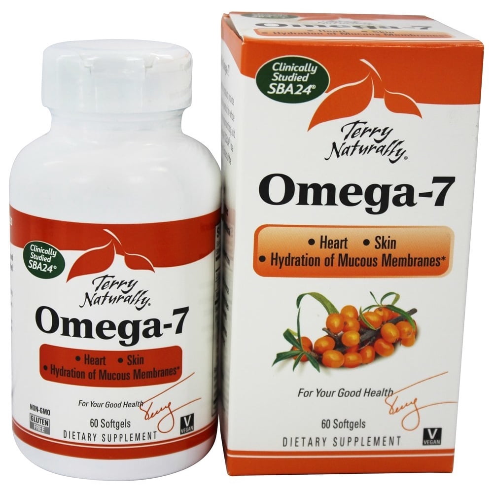 EuroPharma - Terry Naturally Omega-7 1000 mg. - 60 Softgels - Walmart