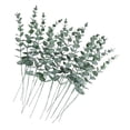 thumbnail image 3 of 30 piezas de tallos de eucalipto decorativos, hojas artificiales de eucalipto, ramas de vegetación artificial, 3 of 7