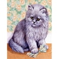 thumbnail image 1 of Grey Cat by Daphne Baxter Flag Garden Size, 1 of 1