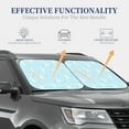 thumbnail image 4 of Daiia Cute Bunny 2PCS Car Windshield Sun Shade, Foldable Sun Shield for Car Front Window, Auto Sun Blocker Visor Protector Universal for Truck SUV Pickup-Large, 4 of 7