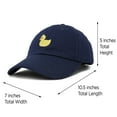 thumbnail image 4 of DALIX Cute Ducky Hat Youth Baseball Cap for Kids Girls and Boys in Navy Blue, 4 of 7
