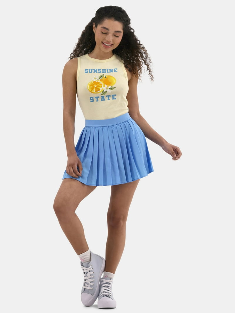 Jupe-Short N'VO Activewear Femme Taille 10 - Motif écossais Multicolore - Sport Golf Tennis