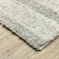 thumbnail image 3 of Oriental Weavers Verona Area Rug - 5605H - 2' x 3' - in Ivory/ Gray - Plush Soft Shag, Modern Style, Stain Resistant, Cushion Feel, Entryway, Bathroom Accent Rug, 3 of 3