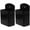 Black, variant on SHISUYAN 2pcs Remote Control Holder Wall Mount Remote Controller Holder Remote Holder Wall Organizer