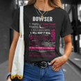 thumbnail image 4 of Bowser Name Bowser V2 TShirt, 4 of 6