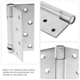 thumbnail image 3 of HOMEMAXS 2 Pcs Self Closing Hinges for Garage Doors Spring Loaded Closer Auto Springs, 3 of 8