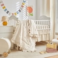 thumbnail image 3 of Juego de ropa de cama para cuna UOZZI BEDDING con volantes, 3 piezas, para bebés, 3 of 9