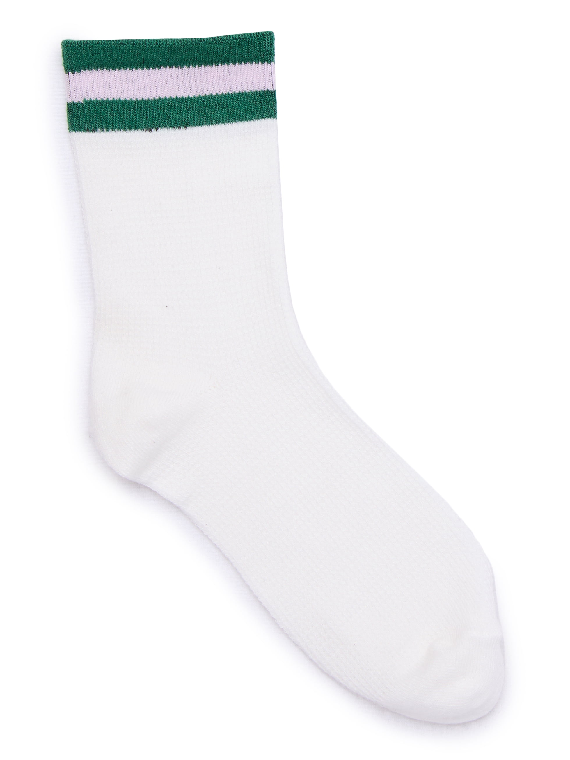 No Boundaries Fashion Waffle Mid-Crew Socks, 6-Pack, Women's, Shoe Sizes 4-10