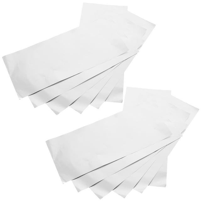 OULII 30 Pcs Outil de Coloration des Cheveux Feuilles de Permanente pour Application Polyvalente en Argent