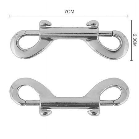 

Double Ended Bolt Snap Hooks Heavy Duty Trigger Chain Marine Grade Metal Clips For Farm Use Water Bucket Dog Leash Horse Tack
