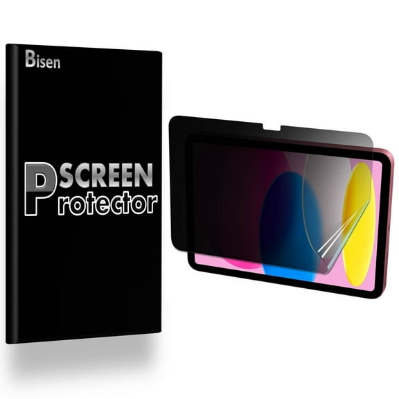 Fit For iPad 10.9 (10th Gen, 2022) [BISEN] Privacy Anti-Spy Screen Protector, Anti-Scratch, Anti-Shock, Anti-Bubble