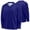 Blue, variant on Boys V-Neck Long Sleeve Jersey Athletic Sports Shirt Solid Color Uniform Top for School Gym Workout Practice (Purple,12-13 Years)