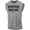 Heather Grey, variant on Silver Hair Iron Core Workout Shirt for Men – Motivational Gym T-Shirt, Athletic Fitness Wear, Military Green with Sleeve Logo, Small