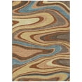 thumbnail image 2 of Addison Rugs Chantille Indoor/Outdoor Contemporary Abstract Gold Machine Washable Rectangle Rug, 10' x 14', 2 of 8