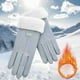 thumbnail image 1 of Fiudx Guantes de Piel Polar, Diseño Invernal Súper Cálido, Piel Suave y Cómoda, Estilo Coreano, Imprescindibles para Ciclismo y Senderismo Al Aire Libre, Protección Invernal, 1 Par, 1 of 1