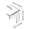 thumbnail image 3 of 4 Piece Transparent Furniture Corner Protector Easy To Install Suitable For Tables And Desks Furniture Cover For Furniture Protector Frosted by Cats Furniture Protectors of Cats for Leather Couch Dog, 3 of 8