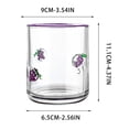 thumbnail image 2 of Fruit Icon Juice Glasses Set - Glass Cup for Coffee Wine Cocktail Drinking - Summer Birthday Holiday Party Supplies & Ideal Gift, 2 of 7