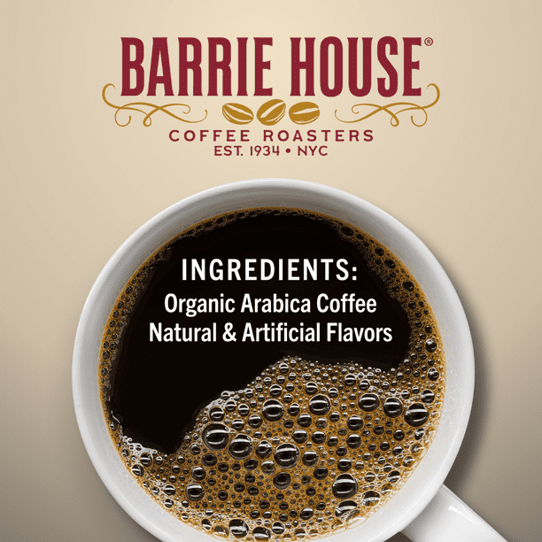 Barrie House French Vanilla Flavored Gourmet Single Serve Coffee Pods K Cups Light Roast 100 Arabica 24 ct Walmart Business Supplies