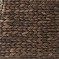 thumbnail image 6 of 22-Inch Water Hyacinth Christmas Tree Collar, Woven Tree Square Base Cover with Cord Cut Out, Natural, 6 of 7