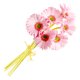 thumbnail image 5 of Paquete de crisantemo artificial Flor de simulación PU Decoración floral Paquete de flores falsas Decoración para el hogar, Rosa Inevent HA7497-03B, 5 of 6
