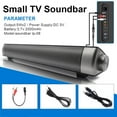 thumbnail image 3 of Small Sound Bar Wireless Bluetooth Speaker for Television, Sound Bar for TV, 3 of 5