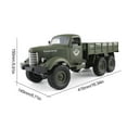 thumbnail image 1 of Automóvil de control remoto, Camión de Juguete Eléctrico de Alta Velocidad 6WD Para Niños de 2.4Ghz Off Road Vehículo de Control Remoto Con Faros Delanteros, 1 of 7