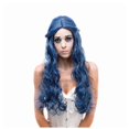 thumbnail image 1 of Peluca Way To Celebrate Larga Rizada azul medianoche, 1 of 4