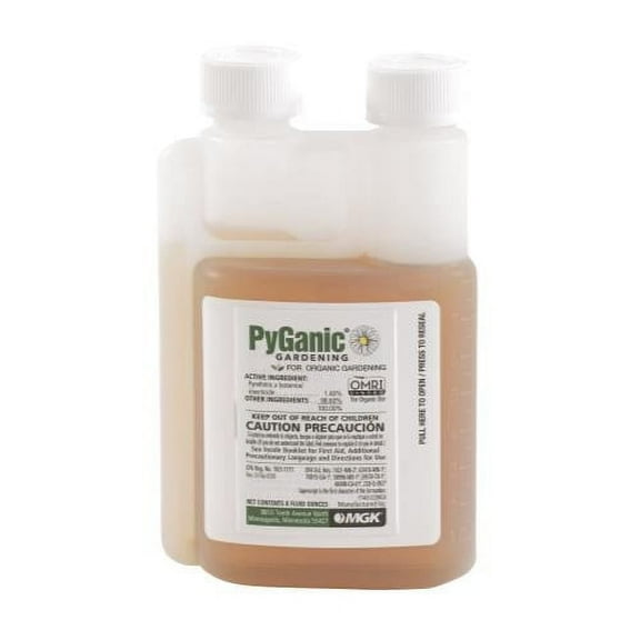Pyganic Gardening Organic Insecticide - OMRI Listed Organic Pest Control - 8 fl oz Bottle by MGK