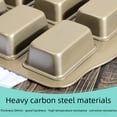 thumbnail image 3 of Professional 8-Cavity Rectangular Baking Pan | Non-Stick Carbon Steel Financier Mold | Durable Rust-Resistant Bakeware for Cookies, Bread & Cakes | Compact 37x26x42cm Size | Factory-Direct Quality, 3 of 5