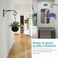 thumbnail image 5 of Keyohome 2Pcs Hanging Plant Basket Brackets,10.53" Metal Plant Hanger Hook Heavy-Duty Wall Plant Hooks with Screws for Outdoor Indoor, 5 of 8