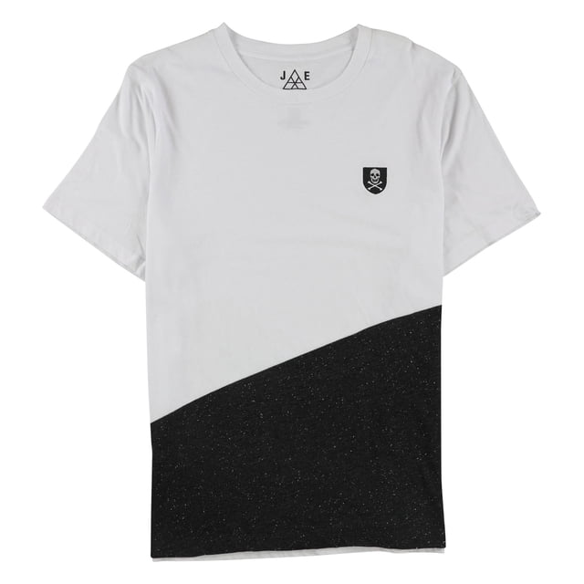 Camiseta gráfica Jem para hombre bloques de color blanco extragrande
