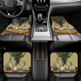 thumbnail image 7 of Fuzoiu Vintage Garlic Bread Illustration Print Carpet Floor Mats for Car,Car Foot Mat Set,Universal Fit 4 Piece Mat Pad Set,Fits Most Cars Trucks Vans Sedans SUV Auto Carpet Mat Se, 7 of 7