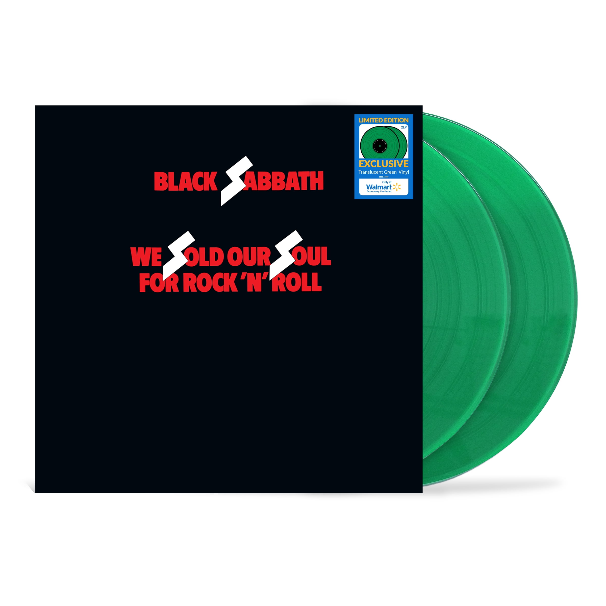 Black Sabbath - We Our Soul For Rock N Roll (Walmart Exclusive) Translucent Green Vinyl LP (Rhino) - Walmart.com