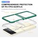 thumbnail image 5 of Funda para Samsung Z Flip 3 5G, delgada y suave TPU Parachoques y parte trasera de PC dura, a prueba de golpes, resistente a los arañazos, funda protectora para Samsung Galaxy Z Flip 3 5G 2021 (azul), 5 of 7